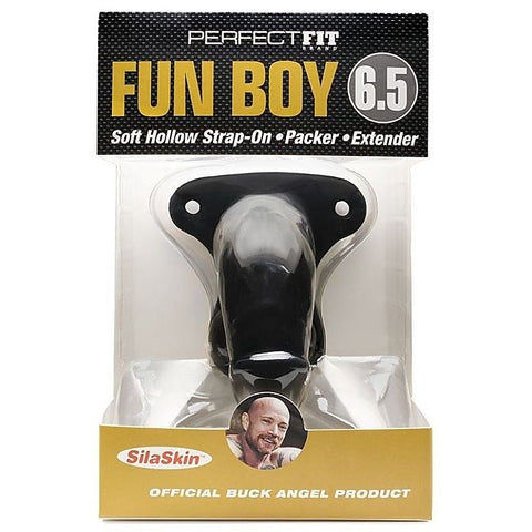 Fun Boy 6.5 Inch Soft Hollow Strap-On by Perfect Fit