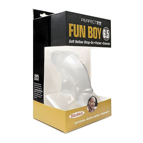 Fun Boy 6.5 Inch Soft Hollow Strap-On by Perfect Fit