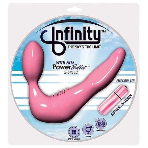 Infinity Strapless Strap-On Pink by BMS Factory