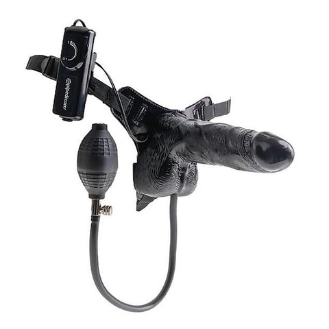 Fetish Fantasy Inflatable Vibrating 6 Inch Strap-On Dildo