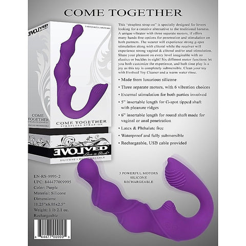 Come Together Strapless Strap-On by Evolved