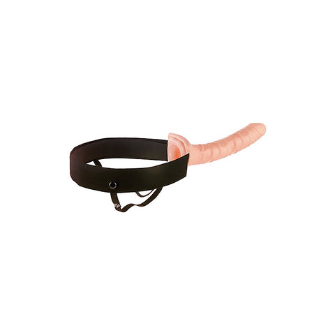 Fetish Fantasy 10 Inch Flesh Hollow Strap-On Dildo