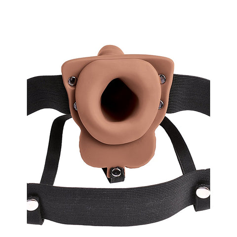 Fetish Fantasy 6 Inch Vibrating Hollow Strap-On with Balls