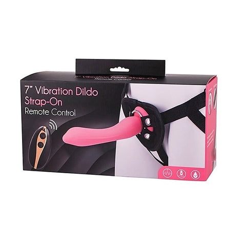 Vibration Dildo Strap-On 7 Inch by Seven Creations