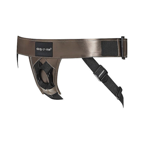 Curious Leatherette Harness by Strap-On-Me