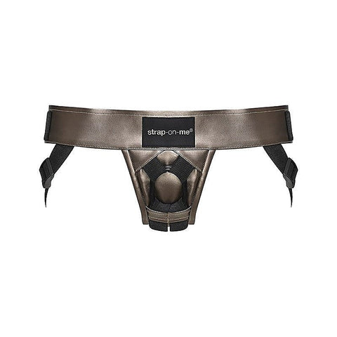 Curious Leatherette Harness by Strap-On-Me