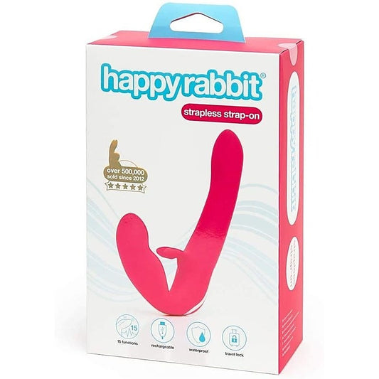 Strapless Strap-On Rabbit Vibe by Love Honey