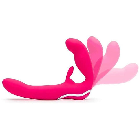 Strapless Strap-On Rabbit Vibe by Love Honey