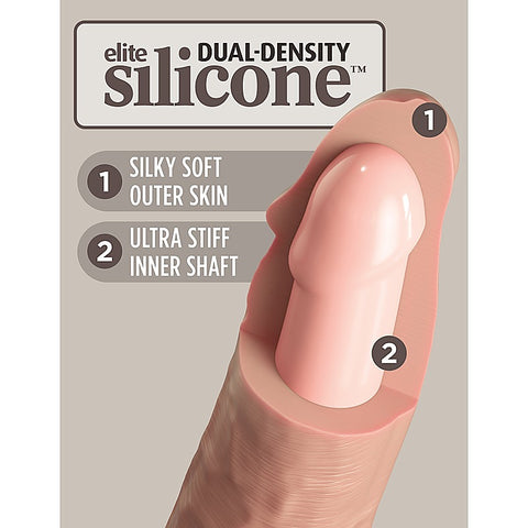 King Cock Elite Ultimate Vibrating Silicone Body Dock Kit