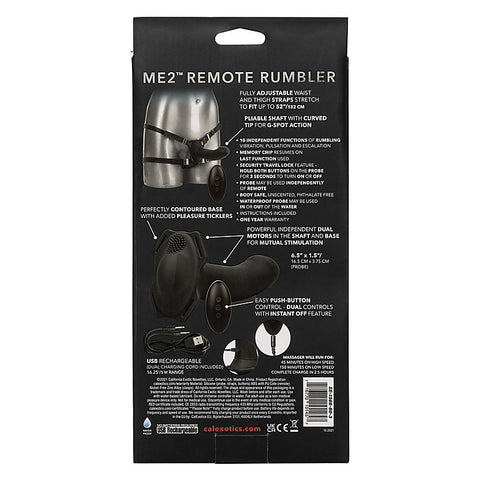 Her Royal Harness Me2 Remote Rumbler Strap-On Set