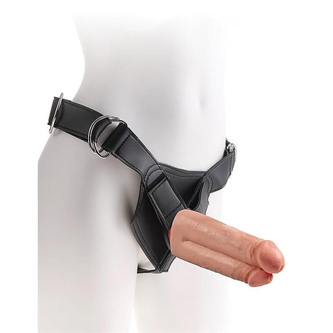 King Cock Strap-On Two Cocks One Hole by Pipedream Products