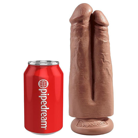 King Cock Strap-On Two Cocks One Hole by Pipedream Products