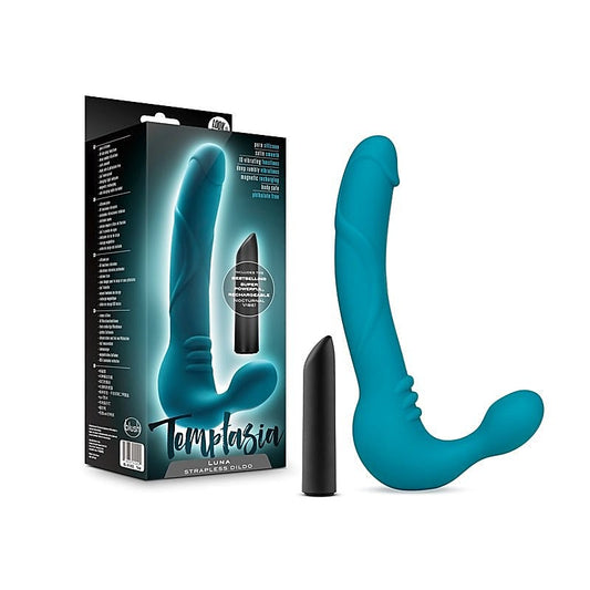 Temptasia Luna Strapless Silicone Dildo by Blush Novelties