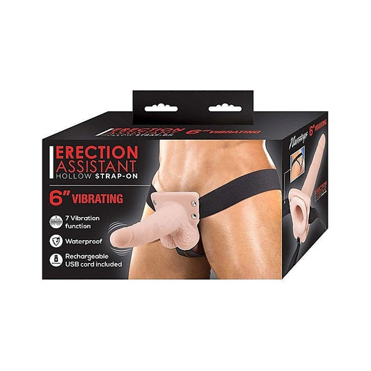 Erection Assistant Vibrating Hollow Strap-On by Nasstoys