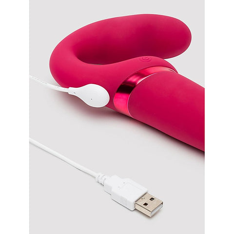 Lapis Flexible Vibrating Strapless Strap On by Lovense