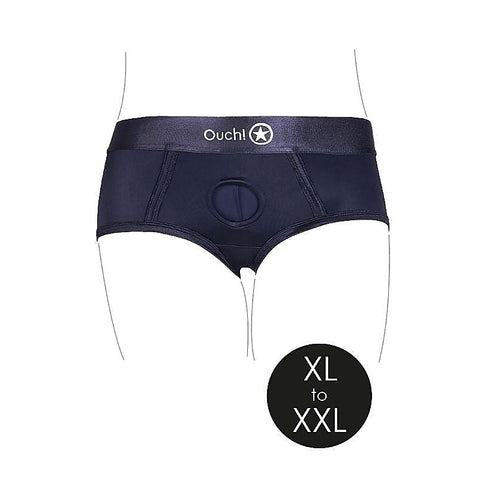Vibrating Strap-on Brief by Shots Toys