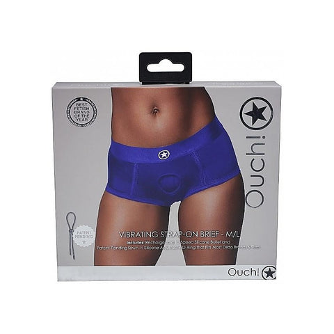 Ouch! Intimate Delight Rechargeable Vibrating Strap-on Brief