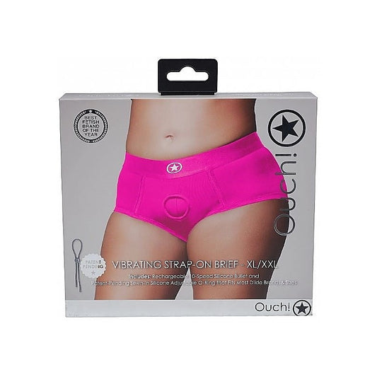 Ouch! Pleasure-Enhancing Vibrating Strap-on Brief