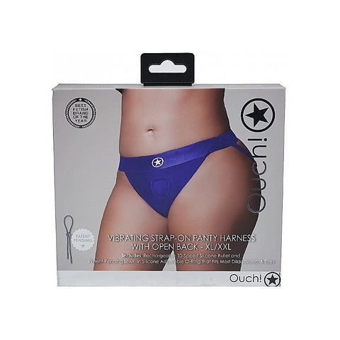 Ouch! Pleasure-Enhancing Vibrating Strap-on Panty Harness