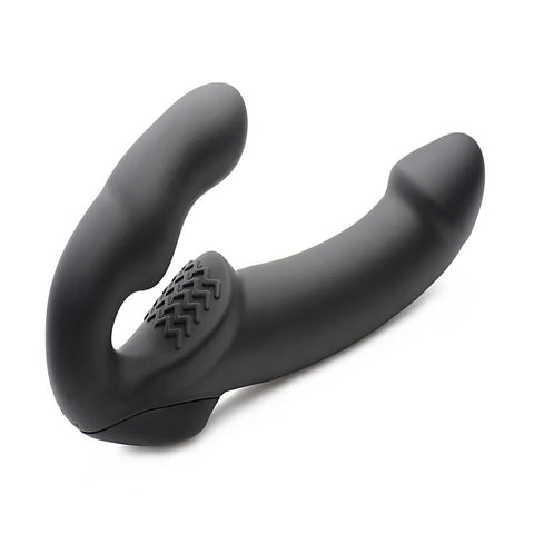 Strap U Evoke Rechargeable Vibrating Silicone Strap On