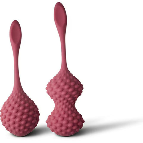 2 Piece Sensory Silicone Kegel Exerciser Set by Rocks Off