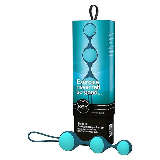 Stella III Blue Kegel Ball Set by Jopen