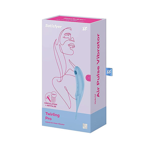 Twirling Pro Hybrid Air Pulse G Spot Vibrator by Satisfyer