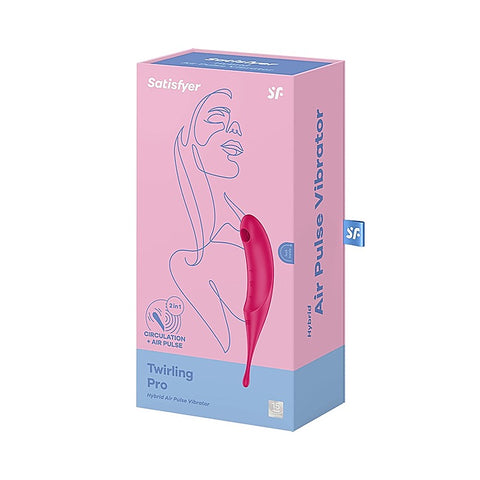 Twirling Pro Hybrid Air Pulse G Spot Vibrator by Satisfyer