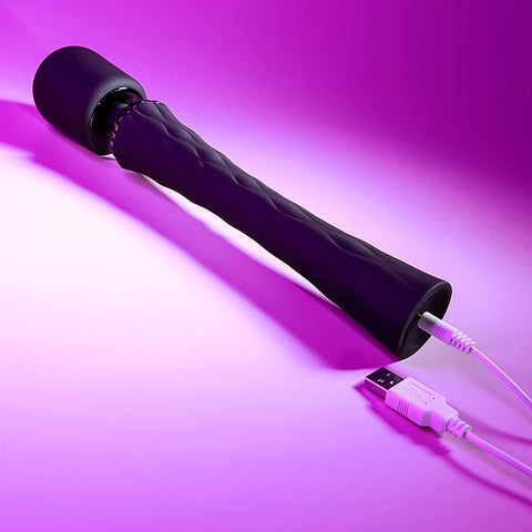 Playboy Pleasure Royal Vibrating Body Wand by Evolved