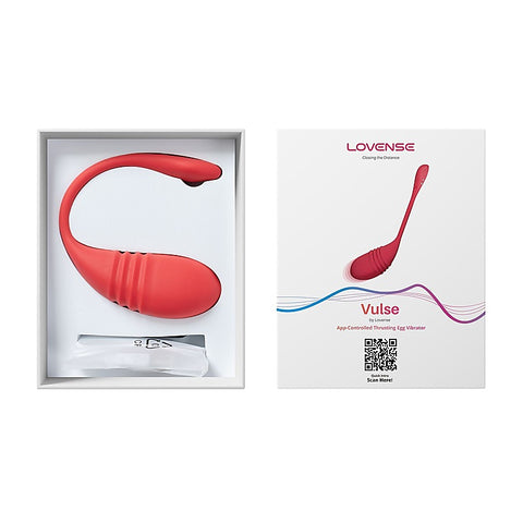 Vulse App Controlled Thrusting Love Egg by Lovense