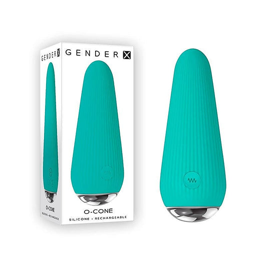 O-CONE Blue Rechargeable Vibrator by Evolved