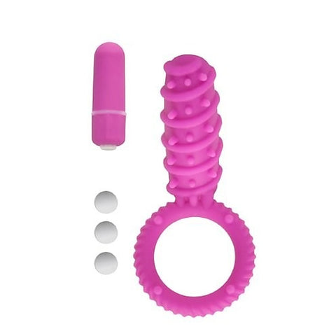 Simply Silicone 10X Love Button Cock Ring by Icon Brands