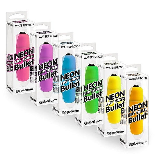 Neon Luv Touch Vibrating Bullet Massager Set by Pipedream