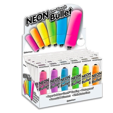 Neon Luv Touch Vibrating Bullet Massager Set by Pipedream