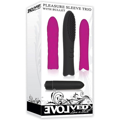 Pleasure Sleeve Trio with Bullet by Evolved