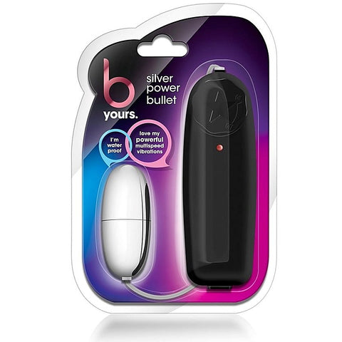 B Yours Silver Power Bullet by Blush Novelties