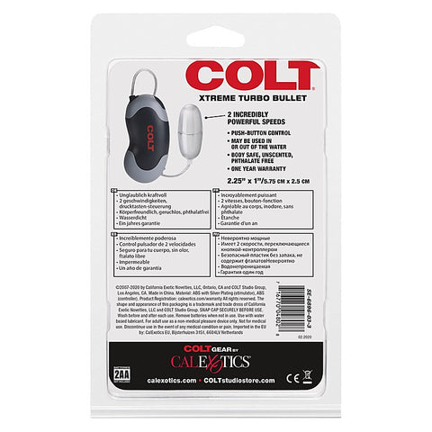 Colt Extreme Turbo Waterproof Bullet by California Exotics
