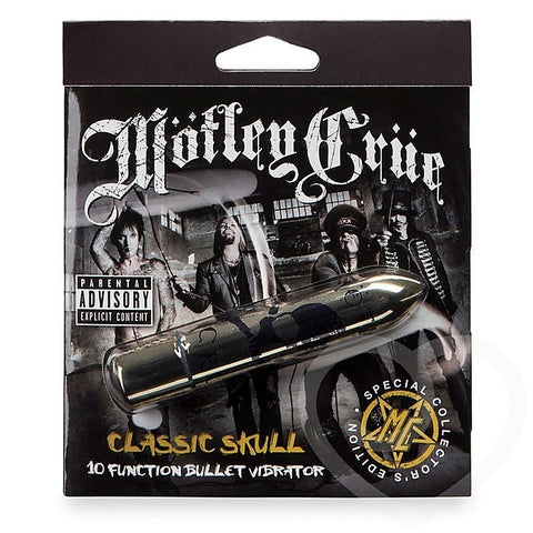 Mötley Crüe Classic Skull 10 Function Bullet Vibrator