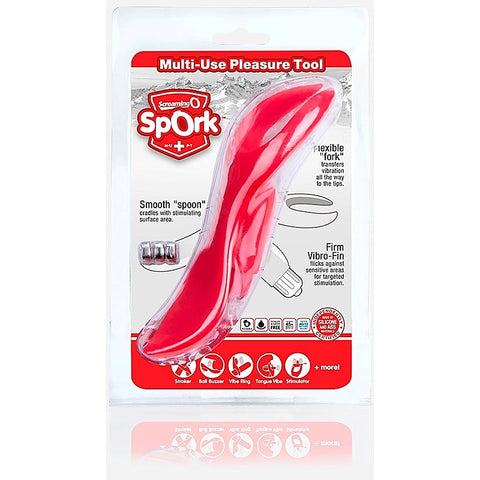 Spork Multi Function Silicone Vibrator by Screaming O