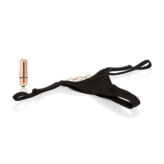 Entice Crotchless Vibrating Panty Massager