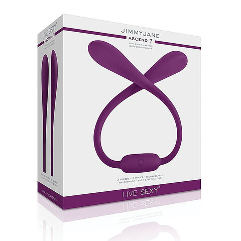 Jimmyjane Live Sexy Ascend 7 Purple Silicone Massager