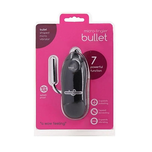 Micro Tingler Bullet 7 Function Vibrator by Seven Creations