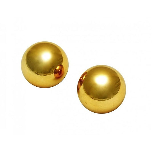 Sir's Gold Plated 1 Inch Kegel Balls by XR Brands