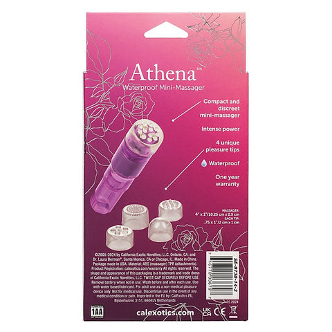 Athena Waterproof Mini Massager by California Exotics