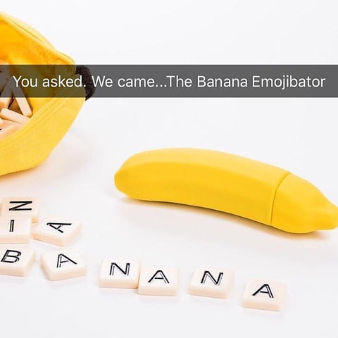 Banana Emojibator Personal Adult Massager by Emojibator