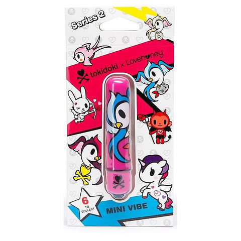 tokidoki Single Speed Mini Bullet Vibrator Pink Bomb Bird