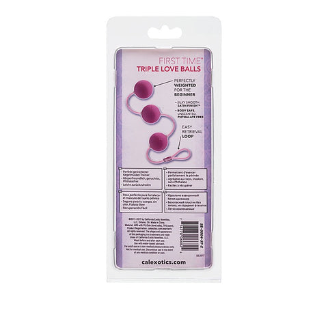 First Time Love Balls Triple Lover by California Exotics