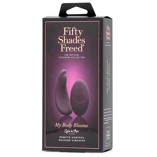 Fifty Shades Freed My Body Blooms Remote Control Knicker