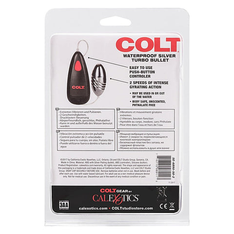 Colt Waterproof Turbo Bullet Vibrator by California Exotics