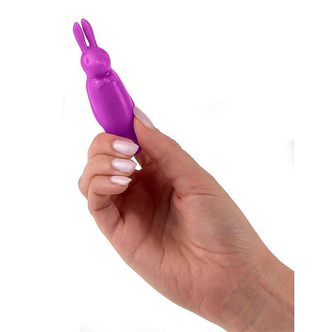 Neon Lil Rabbit Waterproof Massager by Pipedream